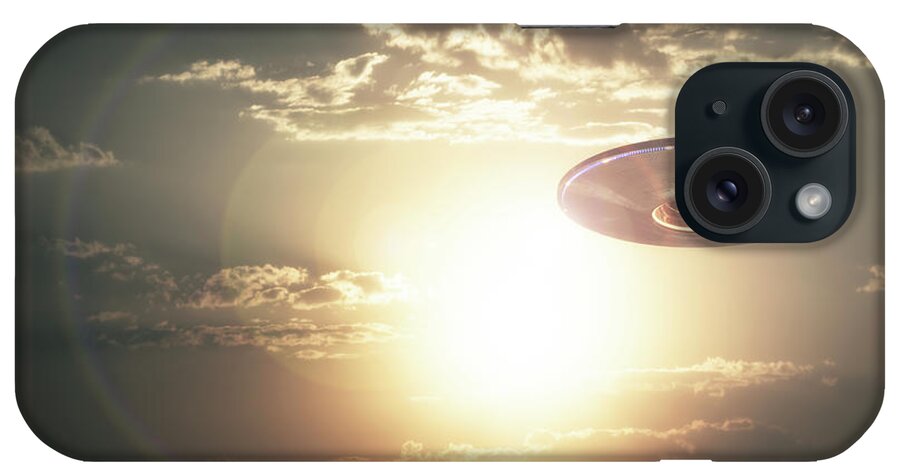 Nobody iPhone Case featuring the photograph Ufo In The Sky #8 by Ktsdesign/science Photo Library