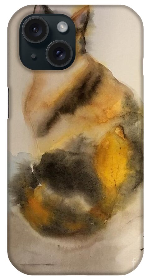 #892019 iPhone Case featuring the painting #892019 #892019 by Han in Huang wong
