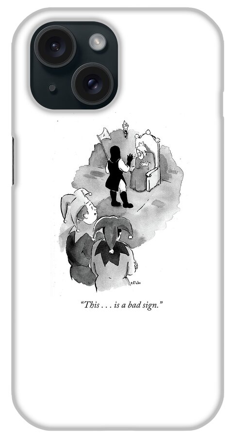 A Bad Sign iPhone Case