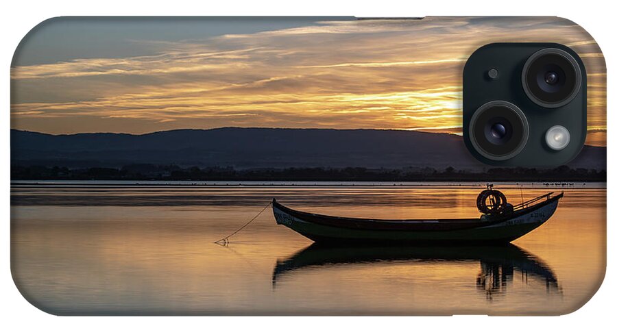 Aveiro iPhone Case featuring the photograph A boat by Bruno Rosa