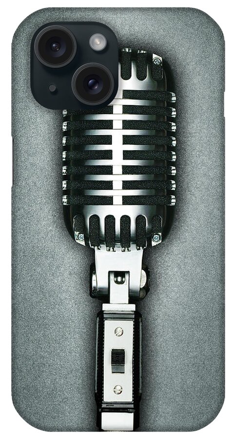 Performance iPhone Case featuring the photograph A Classic Microphone by Jonathan Kitchen