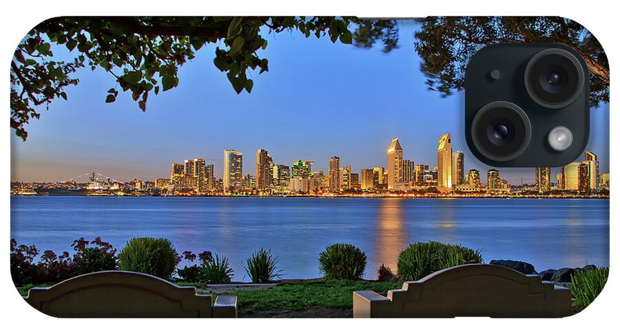 Downtown iPhone Case featuring the photograph A Classic View of the San Diego Skyline by Sam Antonio