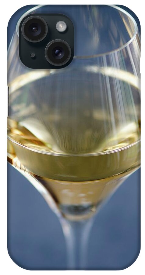Ip_11245796 iPhone Case featuring the photograph A Glass Of Pinot Gris From Alsace by Jamie Watson