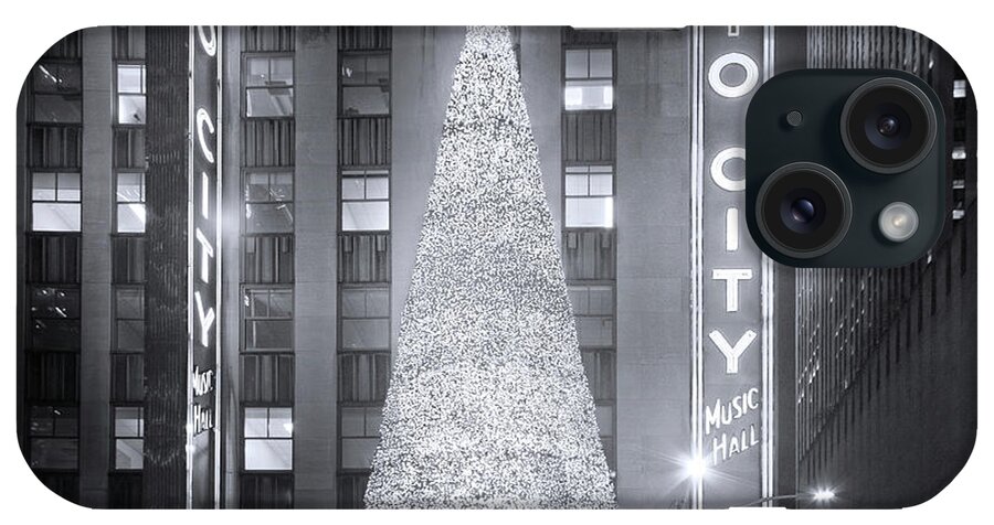 Radio City Music Hall iPhone Case featuring the photograph A Radio City Christmas by Mark Andrew Thomas
