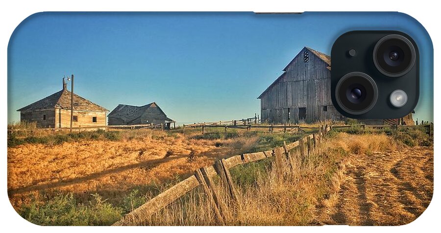 Farm iPhone Case featuring the photograph Abandoned in Wilbur by Jerry Abbott