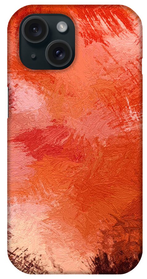 Abstract iPhone Case featuring the painting Abstract - DWP1428737 by Dean Wittle