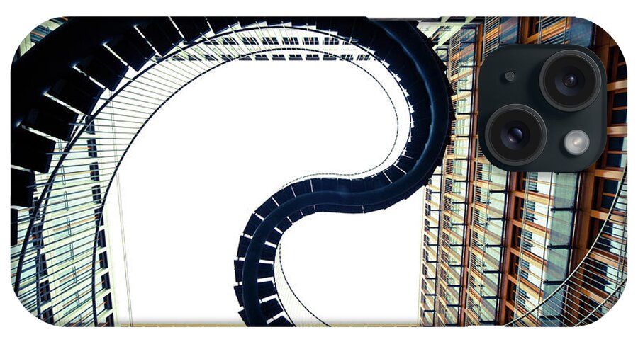 Curve iPhone Case featuring the photograph Abstract Stairs by Lappes