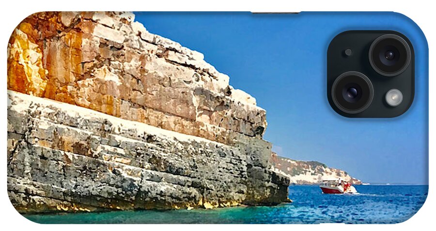 Adriatic Sea iPhone Case featuring the photograph Adriatic Cliffs by Tom Johnson