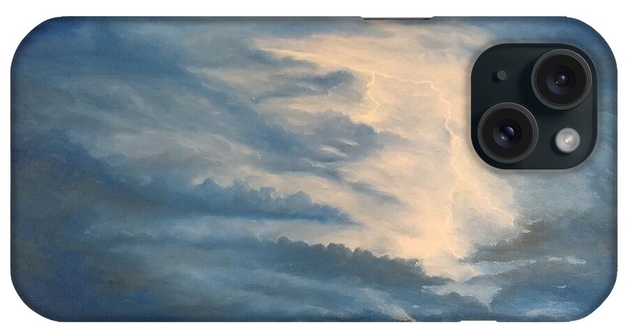 Ocean iPhone Case featuring the painting After the Storm by Kevin Daly