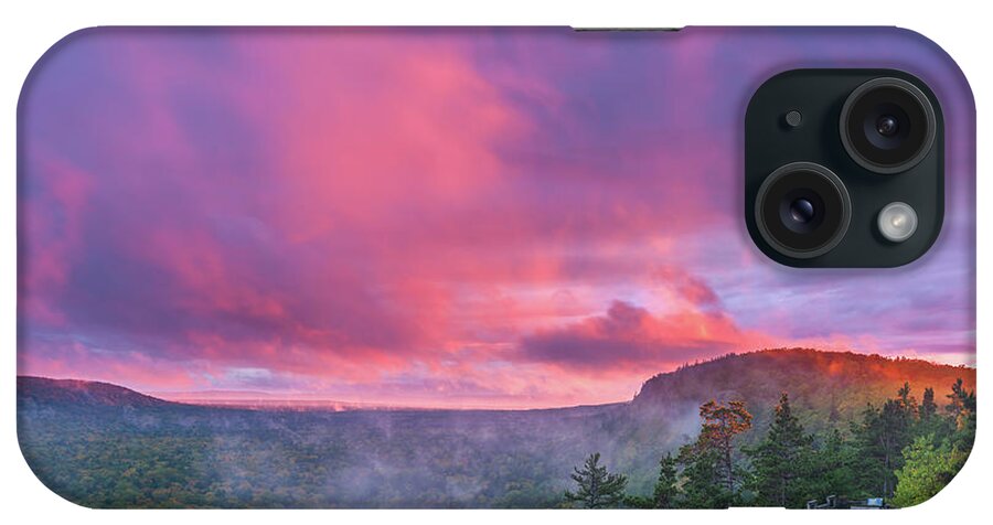 Lake Of The Clouds iPhone Case featuring the photograph Afterglow by Tim Trombley
