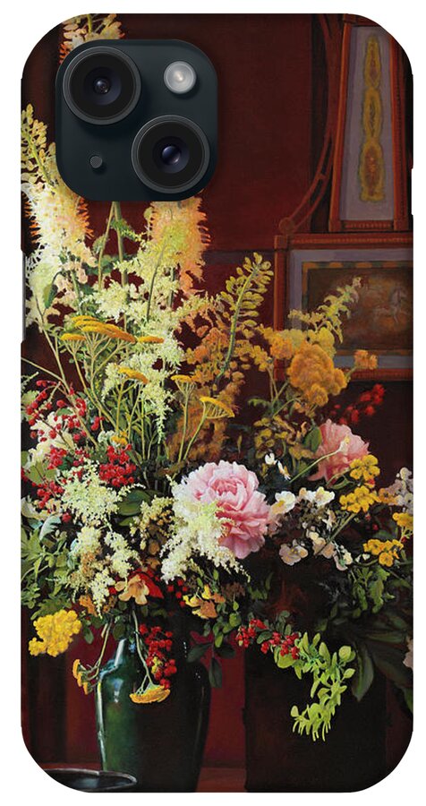 Afternoon Elegance iPhone Case featuring the painting Afternoon Elegance by John Zaccheo