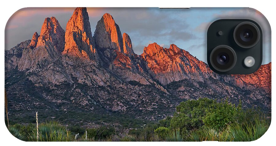 00557650 iPhone Case featuring the photograph Organ Moutains, Aguirre Spring by Tim Fitzharris
