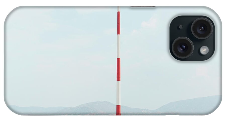 Pole iPhone Case featuring the photograph Airport Runway by Roc Canals Photography