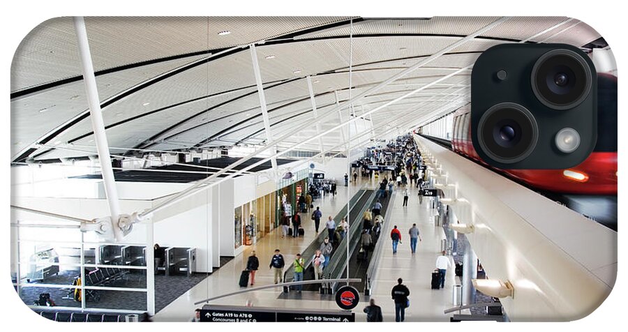 Ceiling iPhone Case featuring the photograph Airport Terminal by Escolux