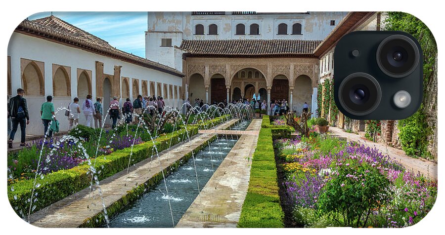 Garden iPhone Case featuring the photograph The Alta Alhambra by Douglas Wielfaert