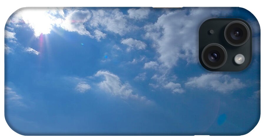 Hiding iPhone Case featuring the photograph All Clouds Of The Sky by Joecondor