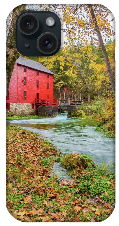 Alley Mill iPhone Case featuring the photograph Alley Mill In Autumn by Jennifer White