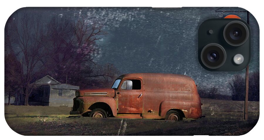 Truck iPhone Case featuring the photograph Alone at Night by Bonnie Willis