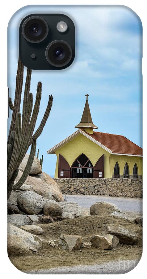 Aruba iPhone Case featuring the photograph Aruba-alto Vista Chapel by Judy Wolinsky