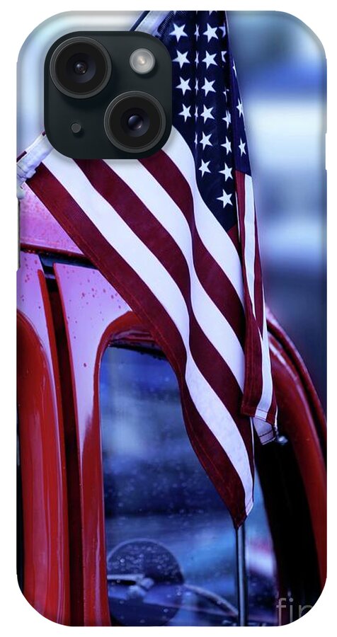 American Flag iPhone Case featuring the photograph Americana by Terri Brewster