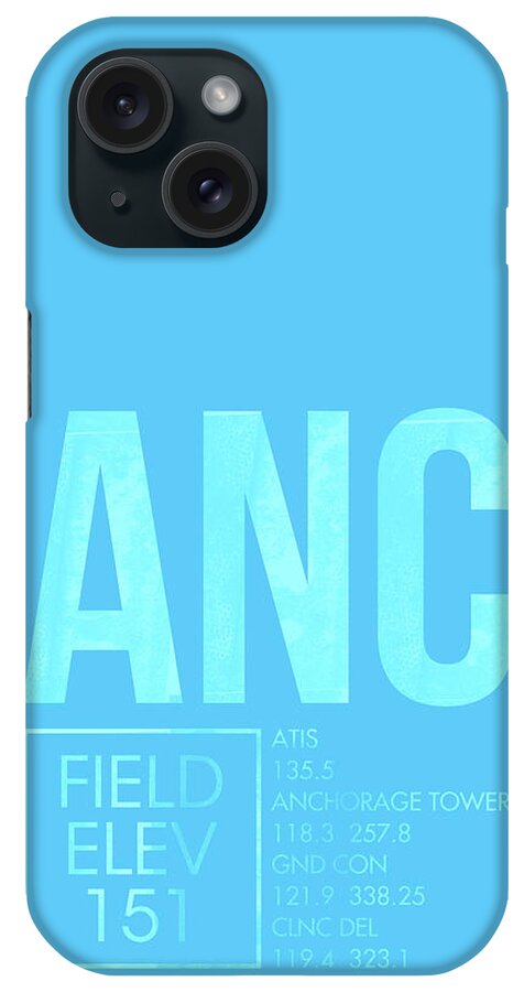 Anc Atc iPhone Case featuring the digital art Anc Atc by O8 Left