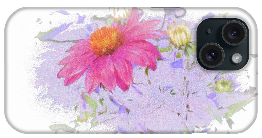 Flower iPhone Case featuring the photograph And Fuchsia Is My Name Too by Diane Lindon Coy