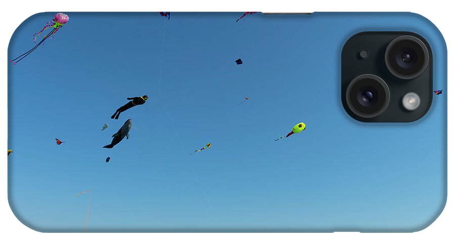 Kite iPhone Case featuring the photograph And Not One Tangle by Joe Geraci