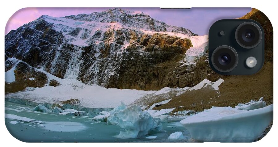 Scenics iPhone Case featuring the photograph Angel Glacier, Mount Edith Cavell by Design Pics