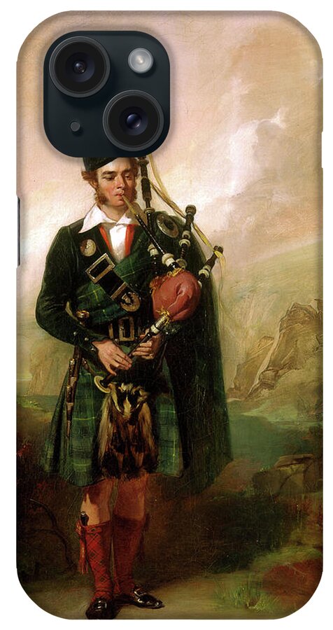 Alexander Johnston iPhone Case featuring the painting Angus Mackay by Alexander Johnston