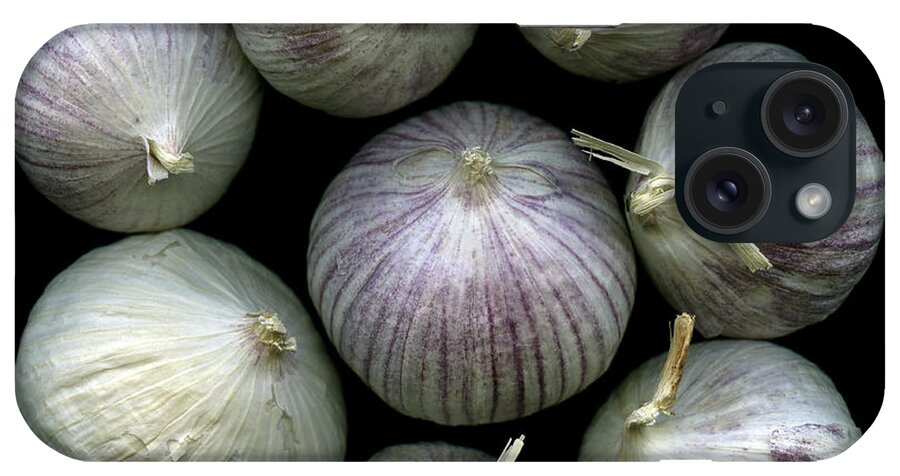 Purple iPhone Case featuring the photograph Anyone For Garlic by Photograph By Magda Indigo
