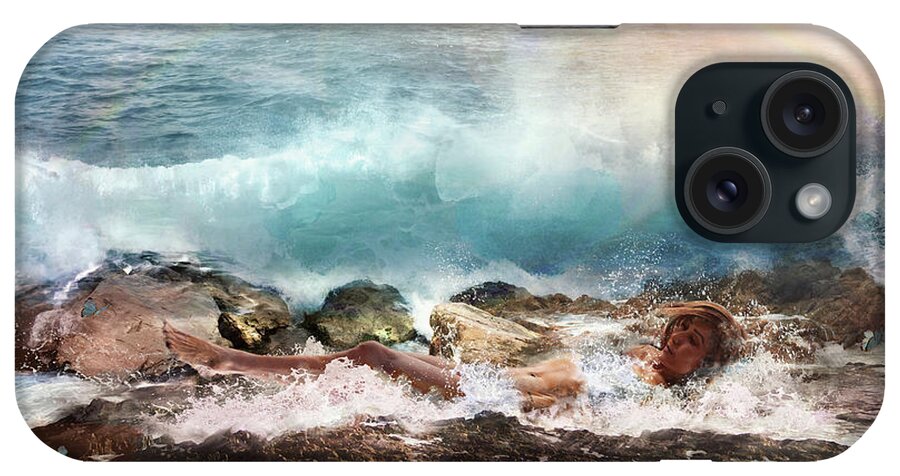 Seashell iPhone Case featuring the digital art Aphros by Marissa Maheras