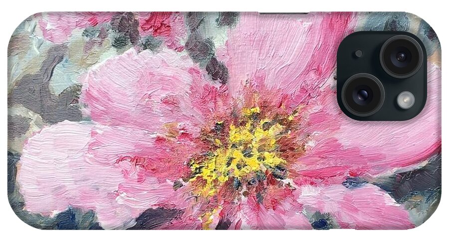 Framed Prints iPhone Case featuring the painting Apple blossoms by Milly Tseng