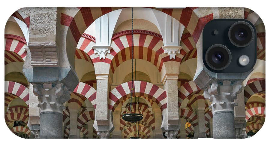 Arch iPhone Case featuring the photograph Arches Inside Mezquita At Cordoba by Izzet Keribar