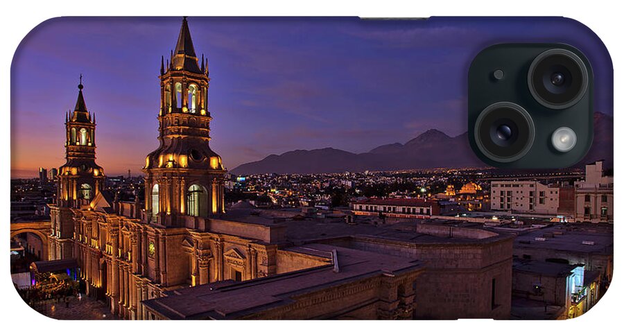 Architecture iPhone Case featuring the photograph Arequipa is Peru best kept travel secret by Sam Antonio
