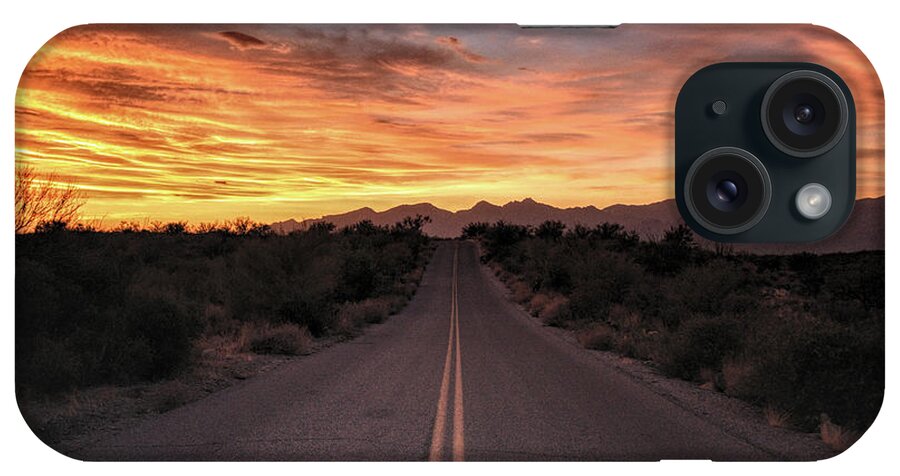 Arizona iPhone Case featuring the photograph Arizona Highways Sunset by Chance Kafka