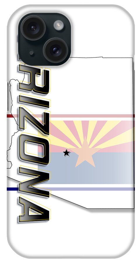 Arizona iPhone Case featuring the photograph Arizona State Vertical Print by Rick Bartrand