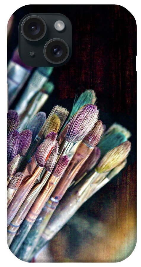 Art iPhone Case featuring the photograph Artist Paint Brushes by Melinda Moore
