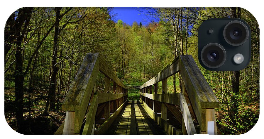 At Crosses Vt's Stoney Brook Horizontal iPhone Case featuring the photograph AT Crosses VT's Stoney Brook Horizontal by Raymond Salani III