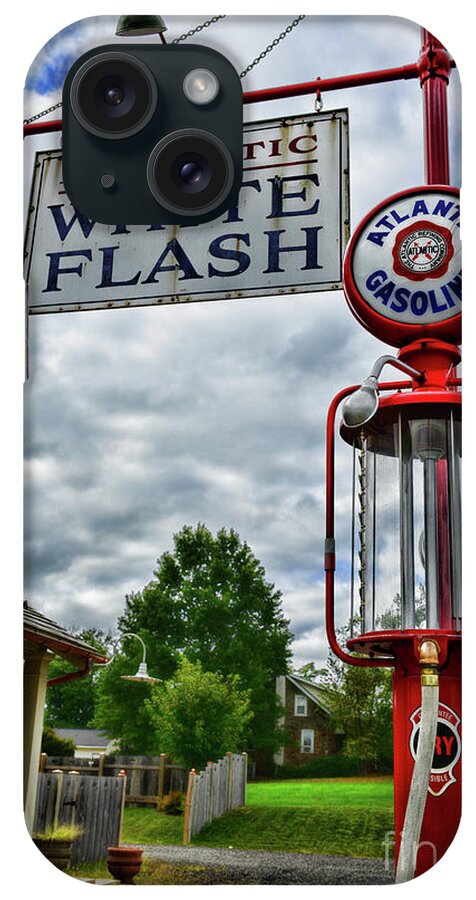 Paul Ward iPhone Case featuring the photograph Atlantic Gasoline Visible Gas Pump by Paul Ward