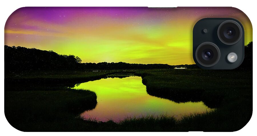 Photography iPhone Case featuring the photograph Aurora Sky by Eye Of The Mind Photography