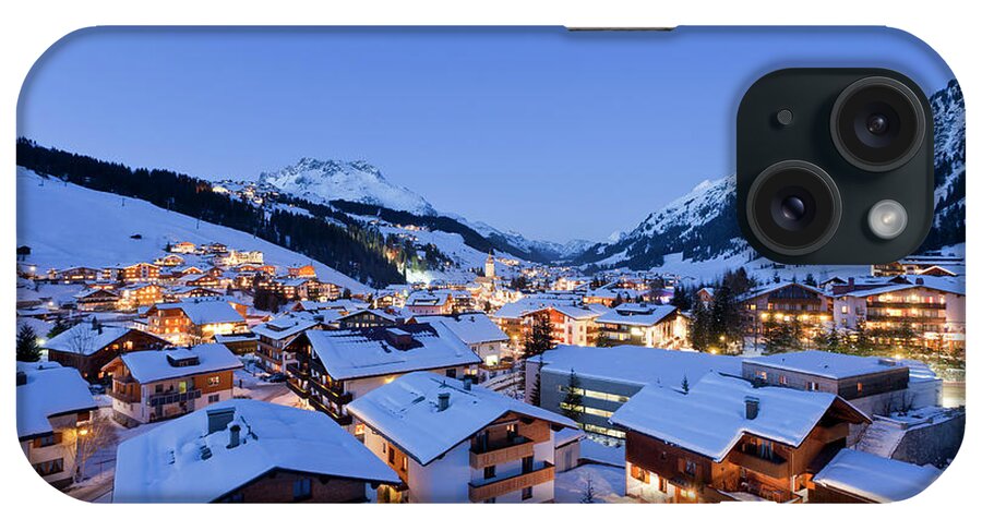 Snow iPhone Case featuring the photograph Austria, Vorarlberg, View Of Lech Am by Westend61