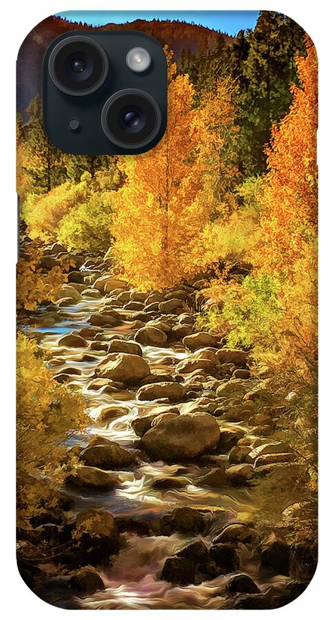 Landscape iPhone Case featuring the photograph Autumn Bliss by Maria Coulson