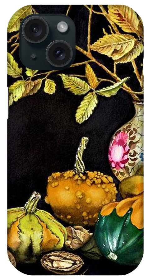 Autumn iPhone Case featuring the painting Autumn Colors by Jeanette Ferguson