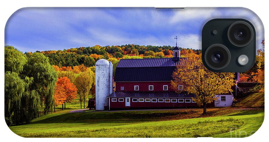 Vermont iPhone Case featuring the photograph Autumn in Sudbury Vermont by Scenic Vermont Photography