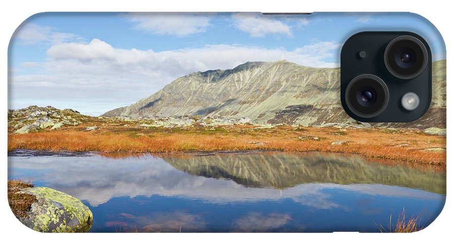 Shadow iPhone Case featuring the photograph Autumn In The High Mountains by Kjekol
