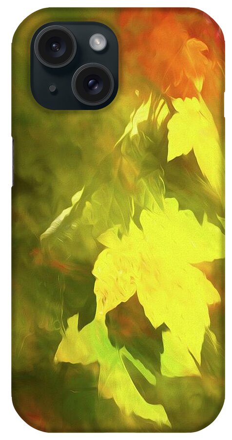 Orange iPhone Case featuring the photograph Autumn Leaves No 2 by Steve DaPonte