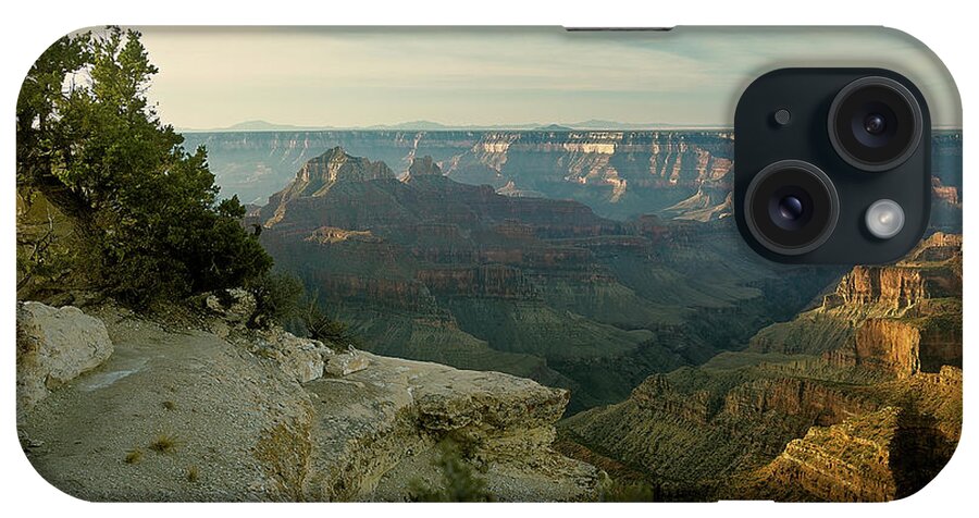 Sun Rising Over Grand Canyon iPhone Case featuring the photograph B- Grand Canyon by Gordon Semmens