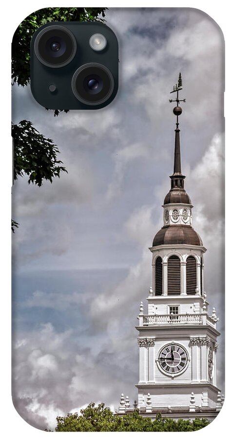 Dartmouth College iPhone Case featuring the photograph Baker Library Tower by Sandi Kroll