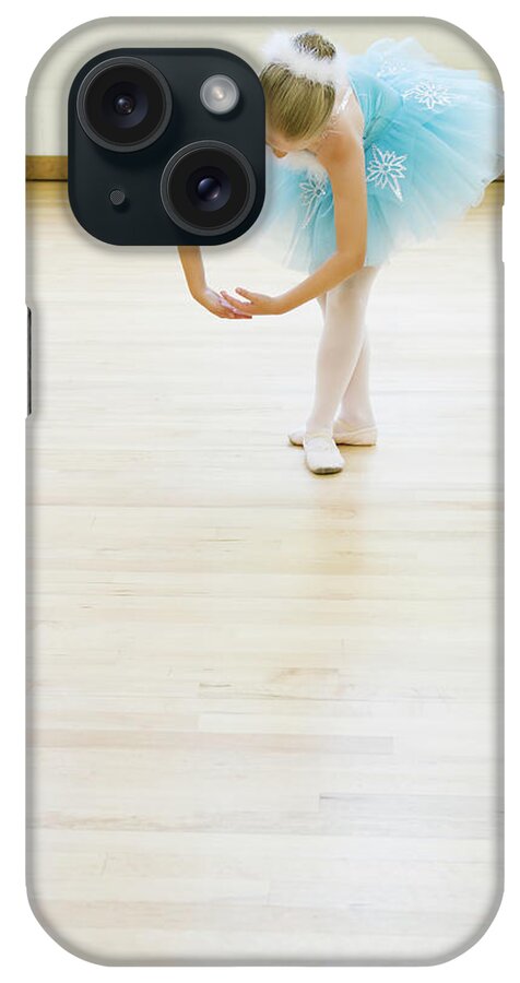 Expertise iPhone Case featuring the photograph Ballerina 8-9 Dancing In Studio by Inti St. Clair