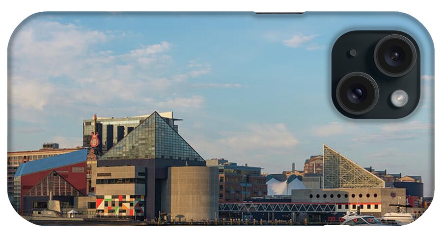 Baltimore iPhone Case featuring the photograph Baltimore Harbor on a Summer Evening by Liz Albro